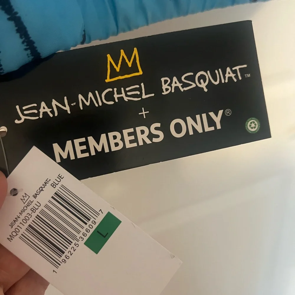 Basquiat x Members Only Full Zip jacket size L NWT - Picture 3 of 6